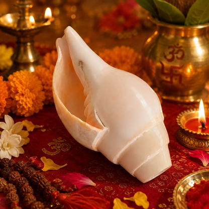 Natural Shankh for Pooja