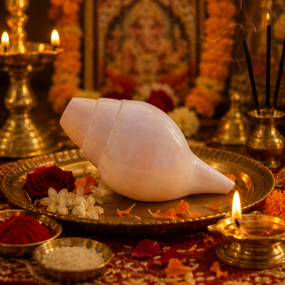 Natural Shankh for Pooja